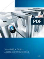 NEW 2015 PERCo Turnstiles and Access Control Systems Catalogue