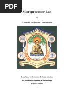 8086 microprocessor lab manual