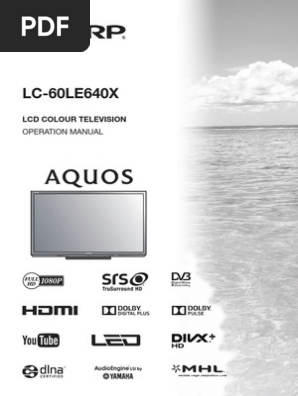 Lc60le640x Om Computer Keyboard Hdmi