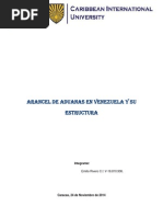 Arancel de Aduanas en Venezuela y Su Estructura