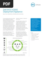 Dell KACE K2000 Deployment Appliance