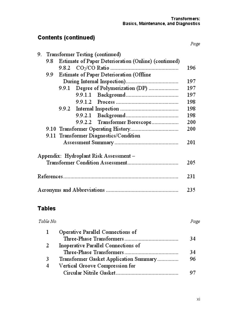 Transformer Maintenance & Diagnostics Guide | PDF