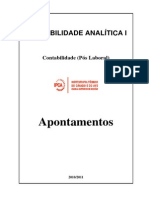 Sebenta Contabilidade Analítica