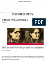 Círculo de Poesía _ El Mito de María Emilia Cornejo