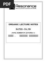 Organic Lecture Notes: TTTTT: TTTTTTTT TTTTTTTTT