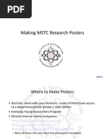 A2 Poster Presentation Template Guide | PDF | Page Layout | Typefaces