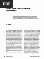 Using Induction To Design Algorithms