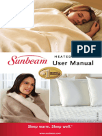 Sunbeam Heated Pad Instruction Guide