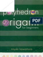 Origami Polyhedron For Beginners by Miyuki Kawamura, 100 Pages, English, EXCELENTES EXPLICACIONES