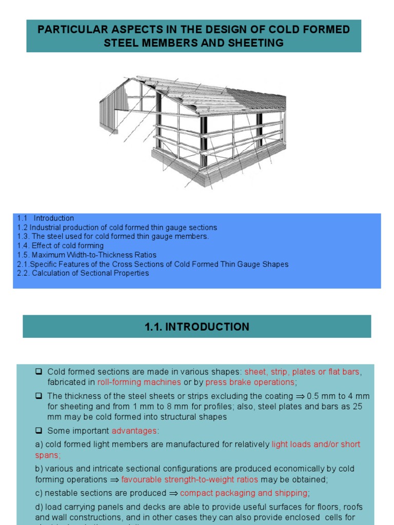Cold-Formed Steel Design Insights | PDF | Buckling | Beam (Structure)