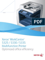 Xerox Workcentre 5325 / 5330 / 5335 Multifunction Printer: Optimized Office Efficiency