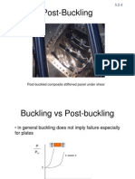 Post-Buckling: Post-Buckled Composite Stiffened Panel Under Shear