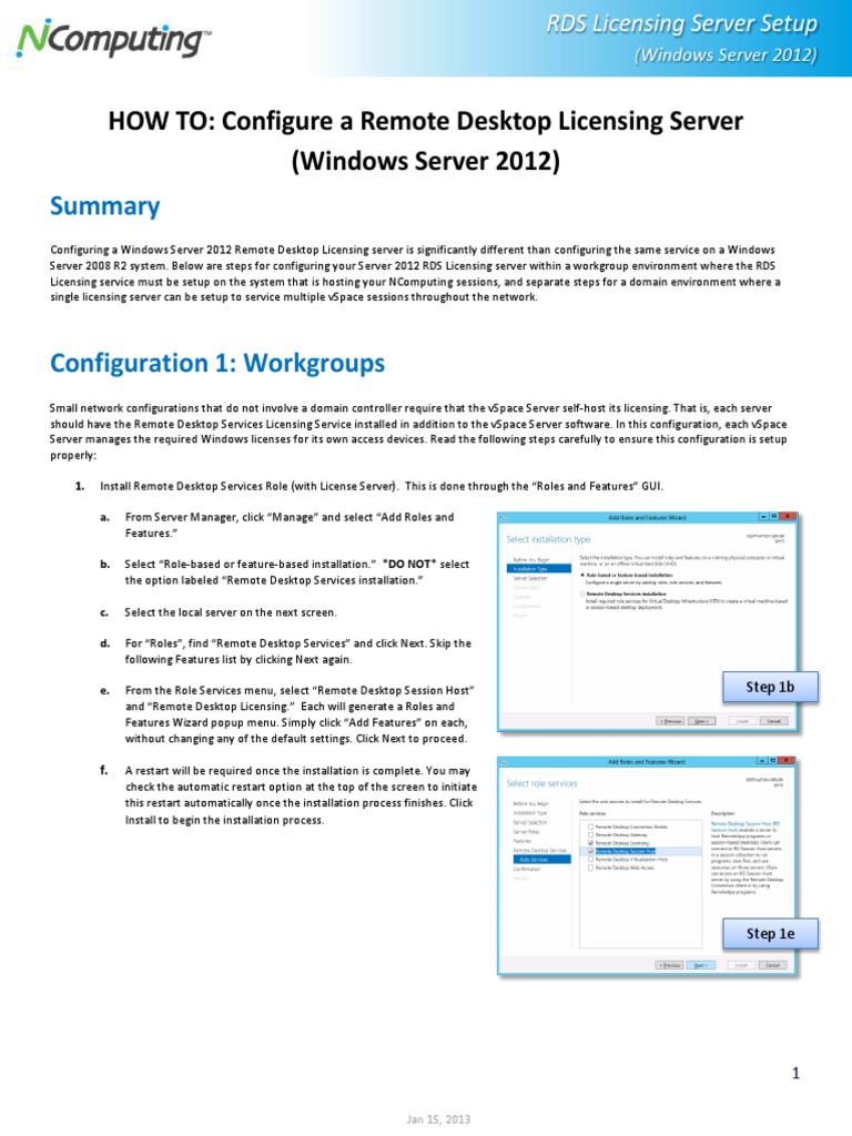 HOW To - Configure A Windows Server 2012 Remote Desktop Licensing ...
