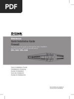 Quick Installation Guide Firewall: DFL-1600 / DFL-2500