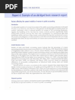 Example Basic Research Report