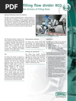 Automatique Filling Flow Divider Vemag