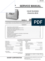 Service Manual: Color Television Chassis No. GB-3U