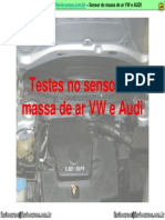 Teste Do Sensor de Massa de Ar AUDI e VW
