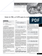 Entre La TIR y El VPN