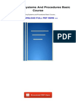 Accounting Systems and Procedures Basic Course: Download Full PDF Here
