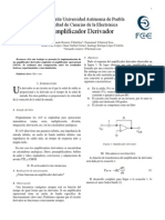 Reporte de Amplificador Derivador