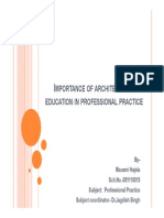 Architectural Education in Professional Practice 1 [Compatibility Mode]