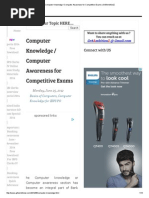 Download Computer Knowledge _ Computer Awareness for Competitive Exams _ Gr8AmbitionZpdf by SubbuNikhil SN251086691 doc pdf