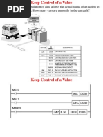 The Control and Manipulation of Data Allows The Actual Status of An Action To Be Reported For Example How Many Cars Are Currently in The Car Park?