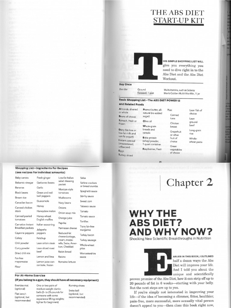The Abs Diet and Workout Program PDF PDF