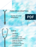 Fixed Drug Eruption