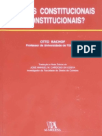 BACHOF, Otto - Normas Constitucionais Inconstitucionais