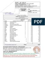 Proforma Invoice: Date