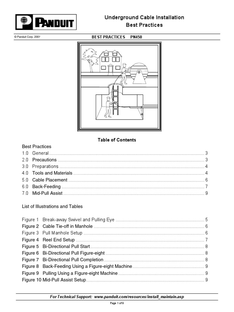 Underground Cable Installation | PDF | Optical Fiber | Cable