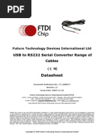 DS Usb RS232 Cables PDF