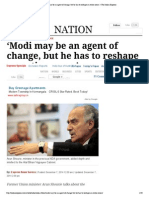Arun Shourie Modi May Be An Agent of Change, But He Has To Reshape An Entire Ocean' - The Indian Express