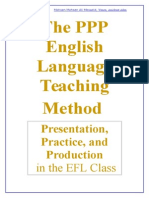 English Language Teaching Method, PPP, Presentation, Practice, and Production in The EFL Class