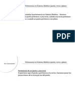 Pertenencia en Sistema Diédrico (Punto, Recta y Plano)