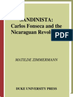 Sandinista: Carlos Fonseca and The Nicaraguan Revolution Matilde Zimmermann