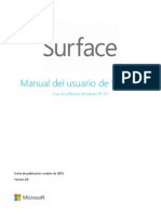 Manual de usuario Surface RT