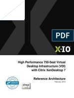 High Performance 750-Seat Virtual Desktop Infrastructure (Vdi) With Citrix Xendesktop 7