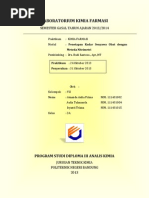 Laporan Resmi Stabilitas Obat