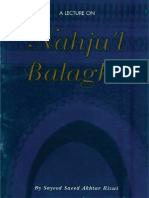 A Lecture On Nahjul Balagha