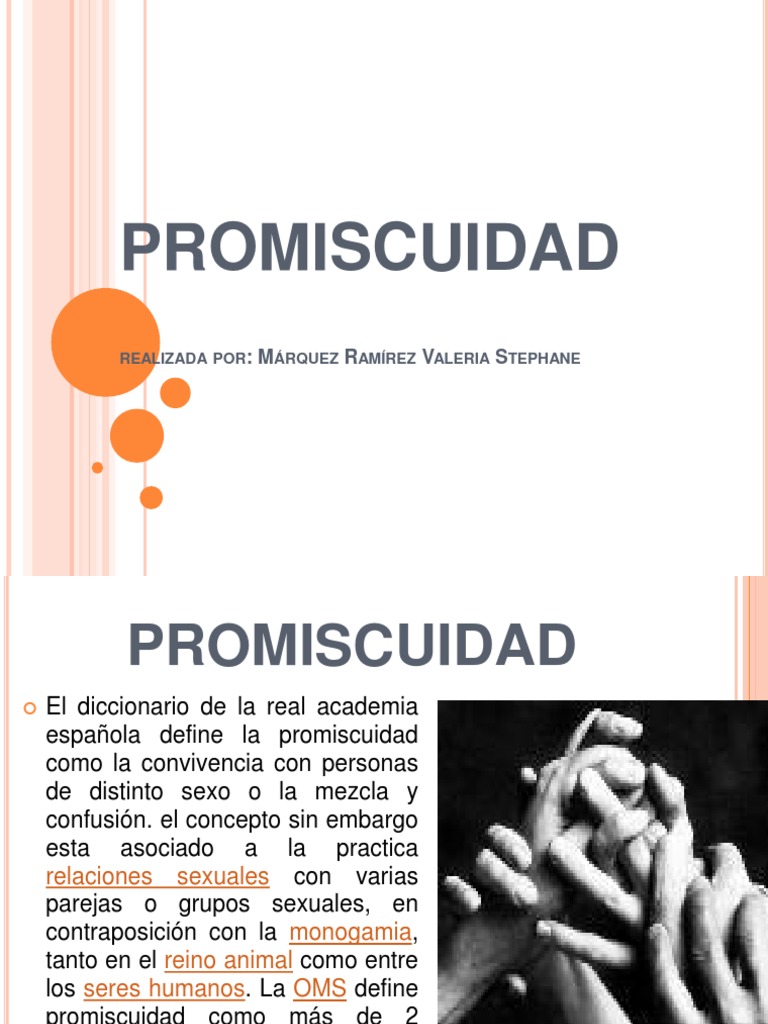 Definición y Consecuencias de la Promiscuidad | PDF | Emociones ...
