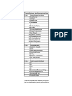 Preventive Maintenance Report