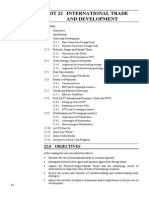 International Trade and Development Strategies