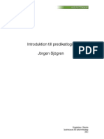 Sjögren, Jörgen - Introduktion Till Predikatlogik (Kompendium)