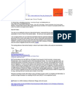 2010-01-12 Huminski V Rutland Police Department (1:99 - cv-160) Letter To Prof Fallon Harvard Law in Re: Two False Huminski NEFs