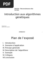 Introduction aux algorithmes génétiques