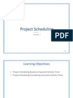 Module 7 Project Scheduling