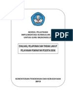 Modul 5 Evaluasi Pelaporan Dan Tindak Lanjut Pelayanan Peminatan Peserta Didik PDF